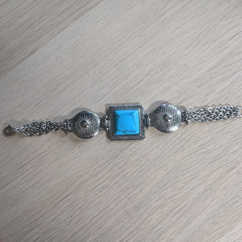 Turquoise Silver Bracelet
